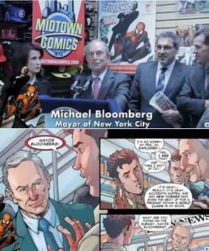 スパイダーマンとブルームバーグNY市長がコミックパワーで雇用対策_b0007805_10492454.jpg