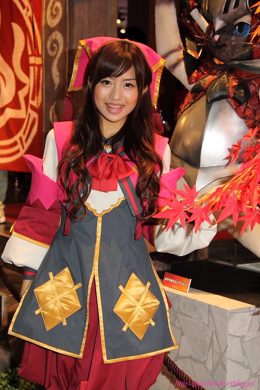 カプコン Capcom ブース 蘇田 曽田茉莉江 さん Peach Body