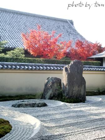 京を歩く～洛北\"秋の大徳寺\"小さな庭に大海を見た!!_b0155692_17144366.jpg