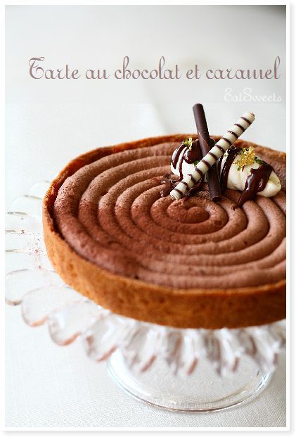 11月　キャラメル・ショコラ・タルト　Tarte au chocolat et caramel_b0172328_236998.jpg