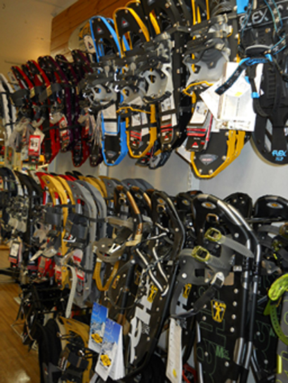 日本一？！かもしれないスノーシュー売場