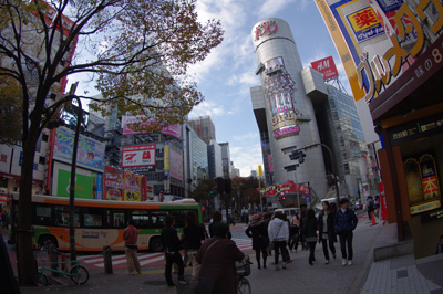 11月30日(火)今日の渋谷109前交差点_b0056983_1382979.jpg