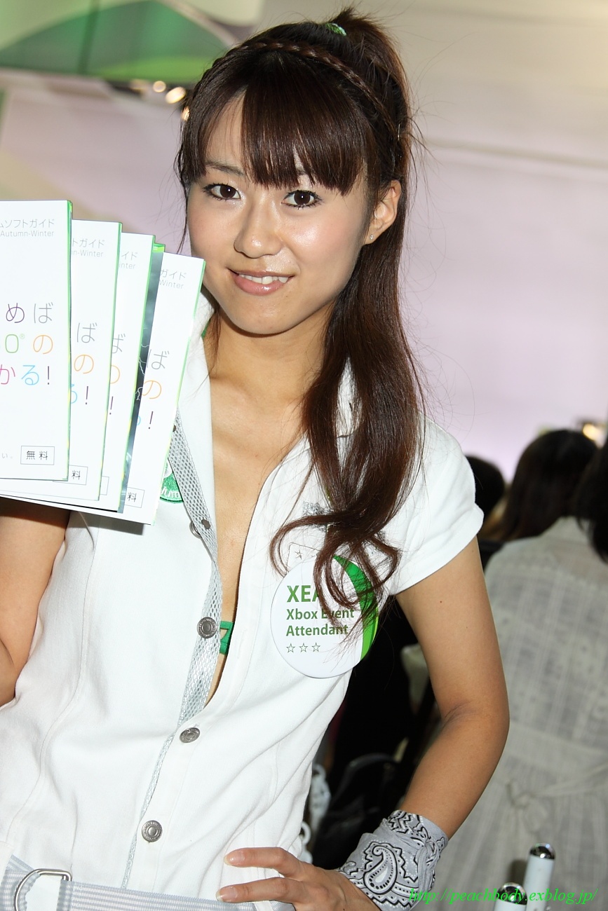 マイクロソフト Xbox ブース 安田由美 Yumi さん Peach Body