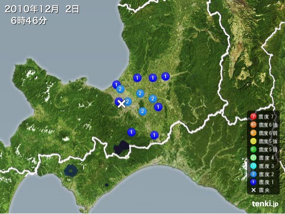 石狩地方を震源とする地震 【追記】余震続く_c0025115_1528670.jpg
