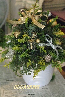 ★クリスマスフラワー★レッスン_e0158355_18324422.jpg