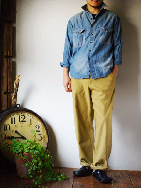 15[jyugo] back satin rib pants　バックサテン リブパンツ [033-CN] MEN\'S _f0051306_18202128.jpg