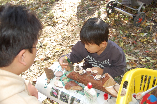 イ2010｢丸太を切ってサンタを作ろう｣　in　せんなん里海公園_c0108460_17364225.jpg