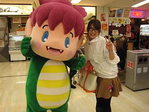 ダイエーでのさやりん 大阪狭山市マスコットキャラクター さやりん now ダイエーでのさやりん 大阪狭山市マスコットキャラクター さやりん now