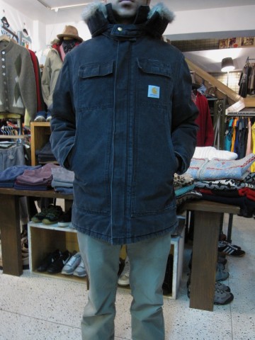 80's Carhartt ダックシベリアンジャケット Sサイズ程度 : 古着屋Chum
