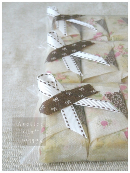 wrapping ** 紅茶のショートブレッド1 **_b0155684_1753580.jpg