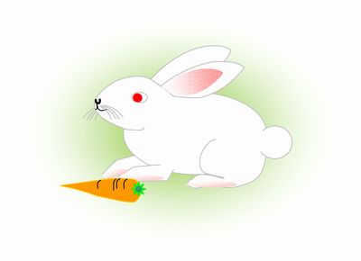 ウサギの絵 オートシェイプ パソコン De あれこれ