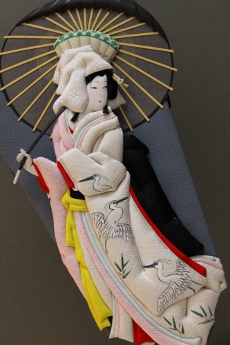 歌舞伎 ミニ押絵羽子板 ちょこっと飾れるコンパクトな和風置物