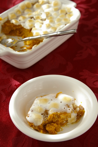 スイートポテト スフレ Sweet Potato Souffle Sweet Potato Casserole A Taste Of The Southern Home アメリカ南部の家庭料理