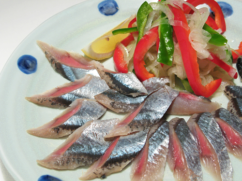 秋刀魚のマリネ_d0143592_15533935.jpg