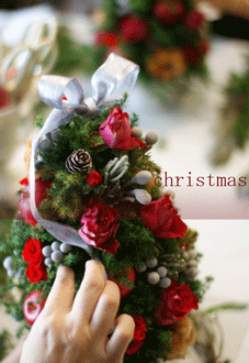 ◆フレッシュで作るクリスマス気分満載のコーンツリーレッスン◆_b0111306_216369.gif