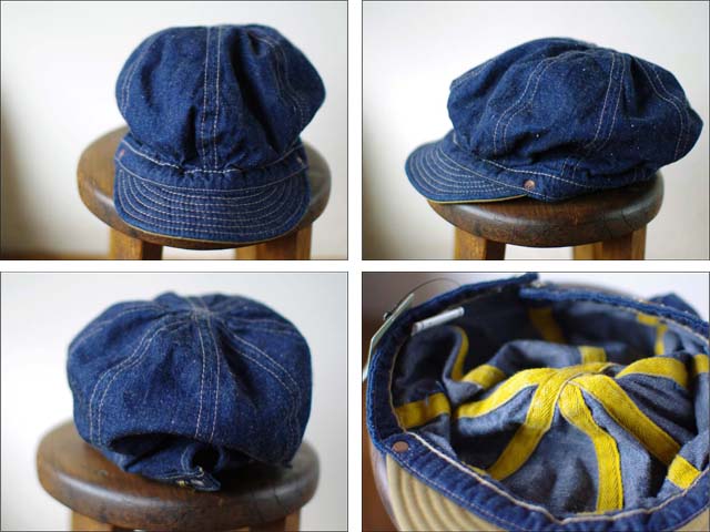DECHO デコー デニム/レザー キャップ DECHO (デコー) BALL CAP -DENIM- / ボールキャップ デニム