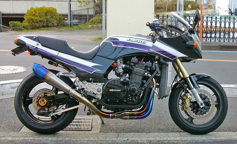 GPZ900R devilレーシング マフラー 自作バッフル付き - www ...