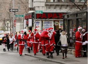 今年もNYにサンタコンがやってきました SantaCon 2010_b0007805_13273077.jpg