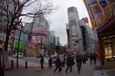12月13日(月)今日の渋谷109前交差点_b0056983_11132635.jpg