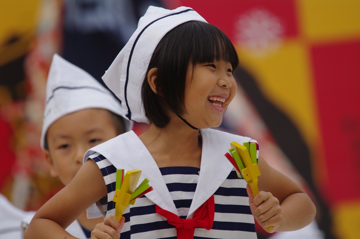 第二回龍馬よさこい冬の舞その１（杉の子３園ちびっこ隊）_a0009554_22565592.jpg