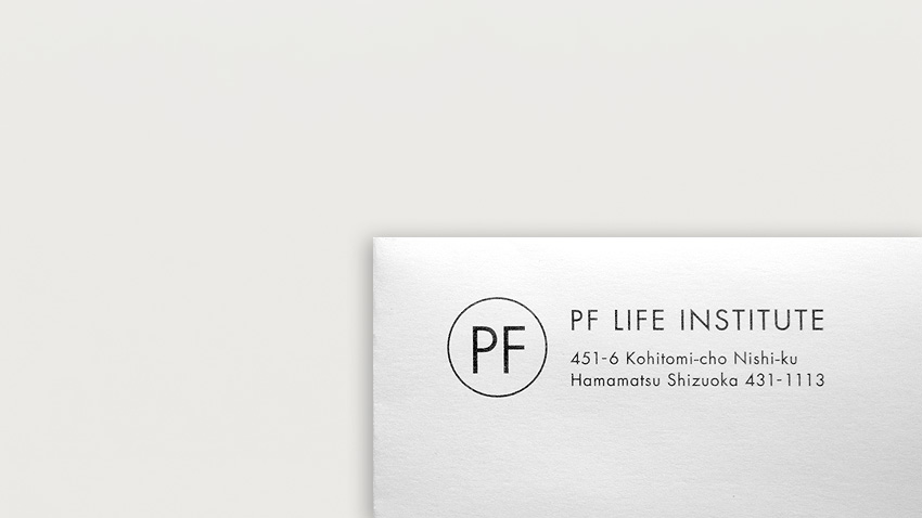 WORKS|Envelope of PF Life Institute_e0206124_17163960.jpg