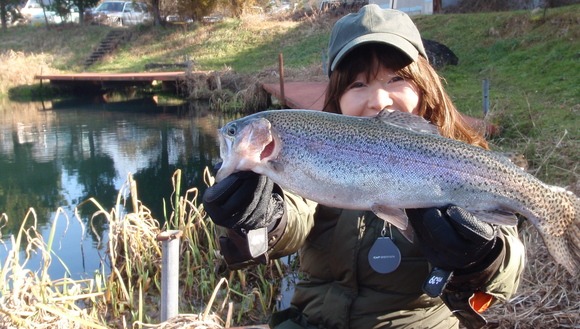 忍野のわき水の釣り　大谷泰子様_e0202845_17463349.jpg