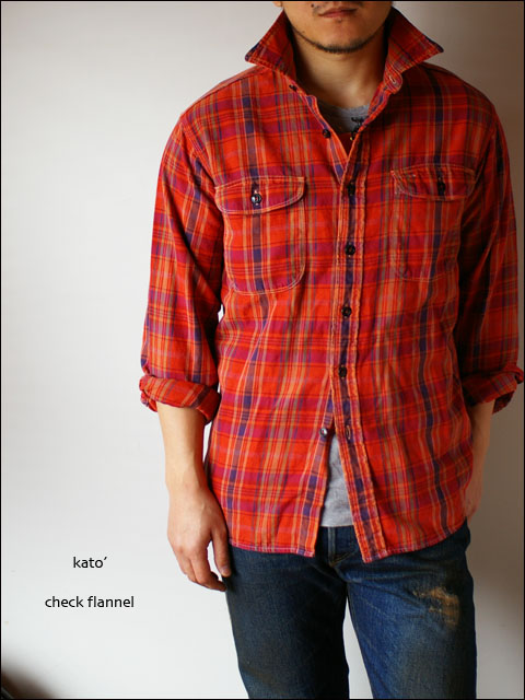 KATO\' [カトー] CHECK FLANNEL SHIRTS [チェックネルシャツシャツ]_f0051306_15513924.jpg