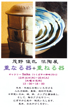 作陶展 25日まで_e0109554_10544159.jpg