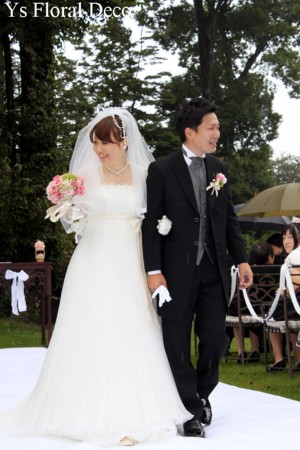 sweet な新婦さんへ ブーケと花冠_b0113510_15233015.jpg
