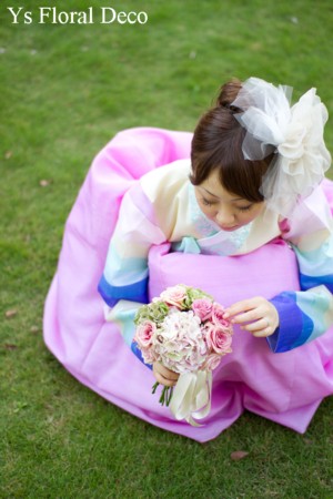 sweet な新婦さんへ ブーケと花冠_b0113510_15242041.jpg