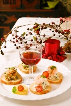 クリスマスにピッタリ カナッペ2種 エリオットゆかりの美味しい食卓 おしゃれな簡単料理 クリスマスにピッタリ カナッペ2種 エリオットゆかりの美味しい食卓 おしゃれな簡単料理