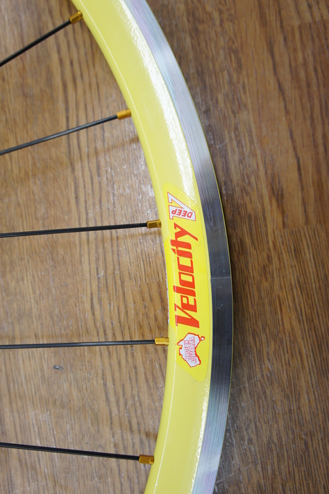 Velocity DEEP V 700C 32穴 茶色リム Velocity Deep-V Machined 700c