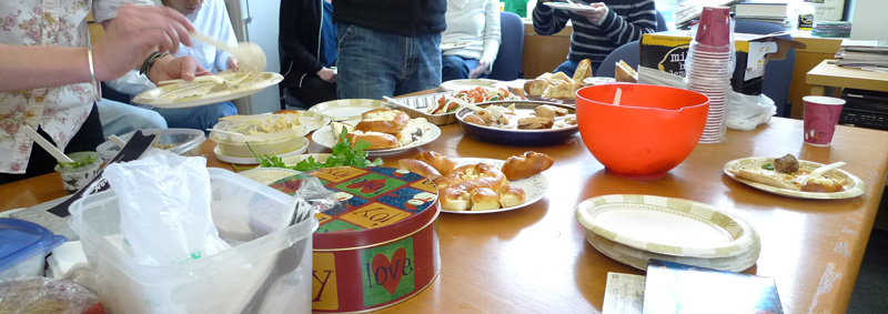 Dulac/Uchida Lab Party & ついに雪が……_d0028322_1954594.jpg