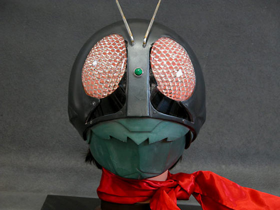 仮面ライダー 旧１号 マスク 1／1 （ソフビキット） : 右脳怪獣の時々日記