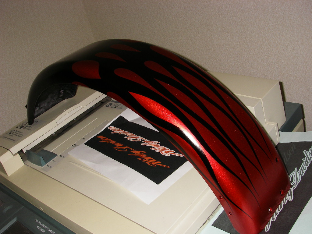 Harley-Davidson ファイヤーパターン! : PAINTWORKMAGIC Harley-Davidson ファイヤーパターン! : PAINTWORKMAGIC