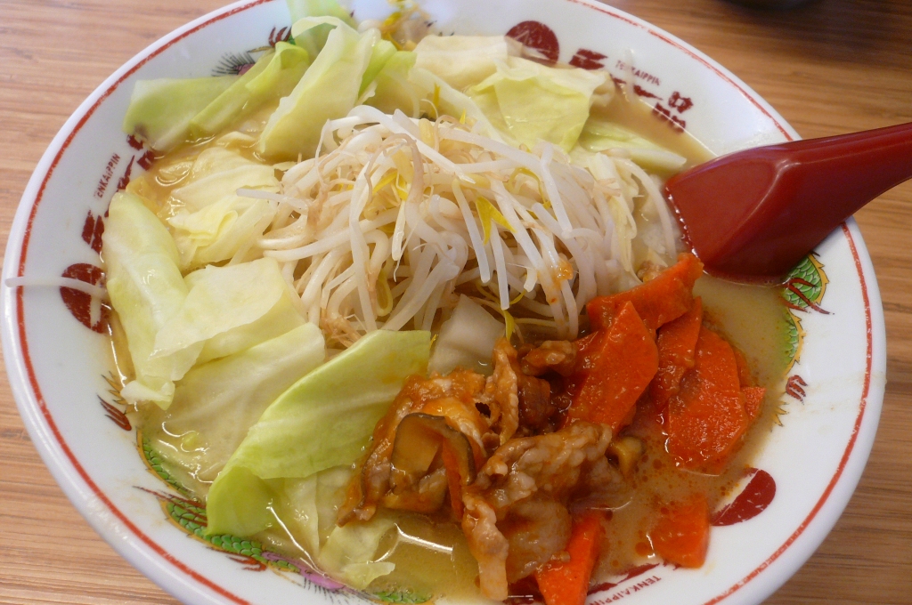 天下一品の野菜たっぷりこってりラーメン_e0005253_19484341.jpg