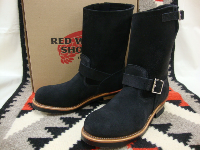 Red Wing #8274 ENGINEER BOOTS BLACK ROUGHOUT 入荷 ! : CLOUD 9 