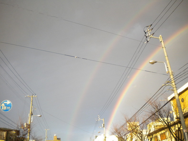 22日2本の虹　2rainbows on dec.22_e0129831_17304792.jpg