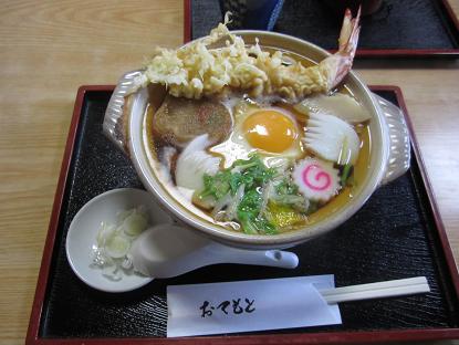鍋焼うどんの探求(16) 藪蔦@本郷(6丁目)_f0030574_21503494.jpg