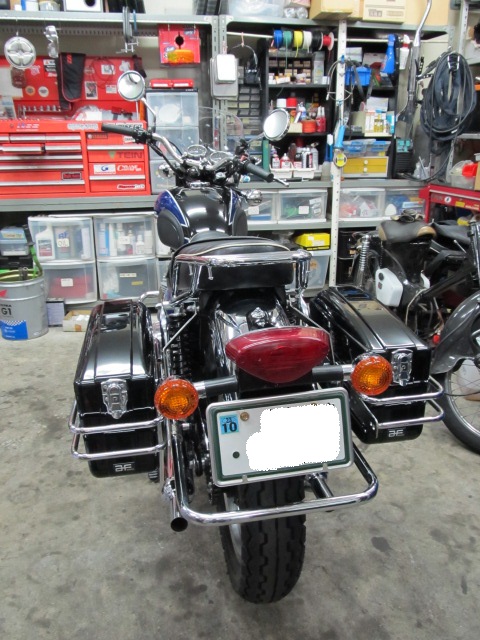W650リアバンパー&サイドBOX取り付け : モーターヘッド W650リアバンパー&サイドBOX取り付け : モーターヘッド