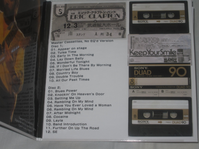 ERIC CLAPTON / JUST ONE NIGHT ON 3rd その1_b0042308_19122646.jpg