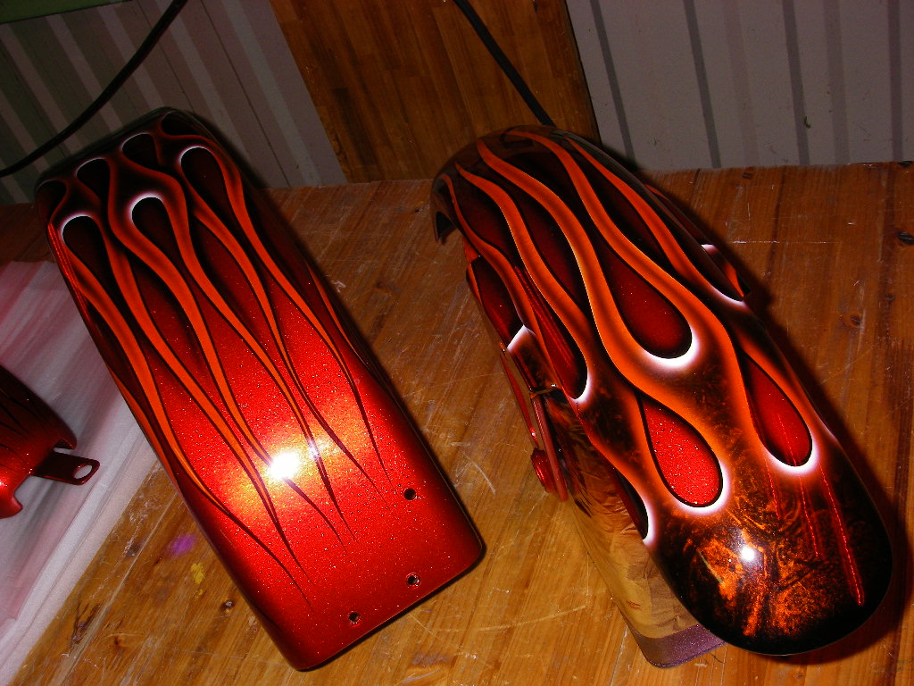 Harley-Davidson ファイヤーパターン! : PAINTWORKMAGIC Harley-Davidson ファイヤーパターン! : PAINTWORKMAGIC
