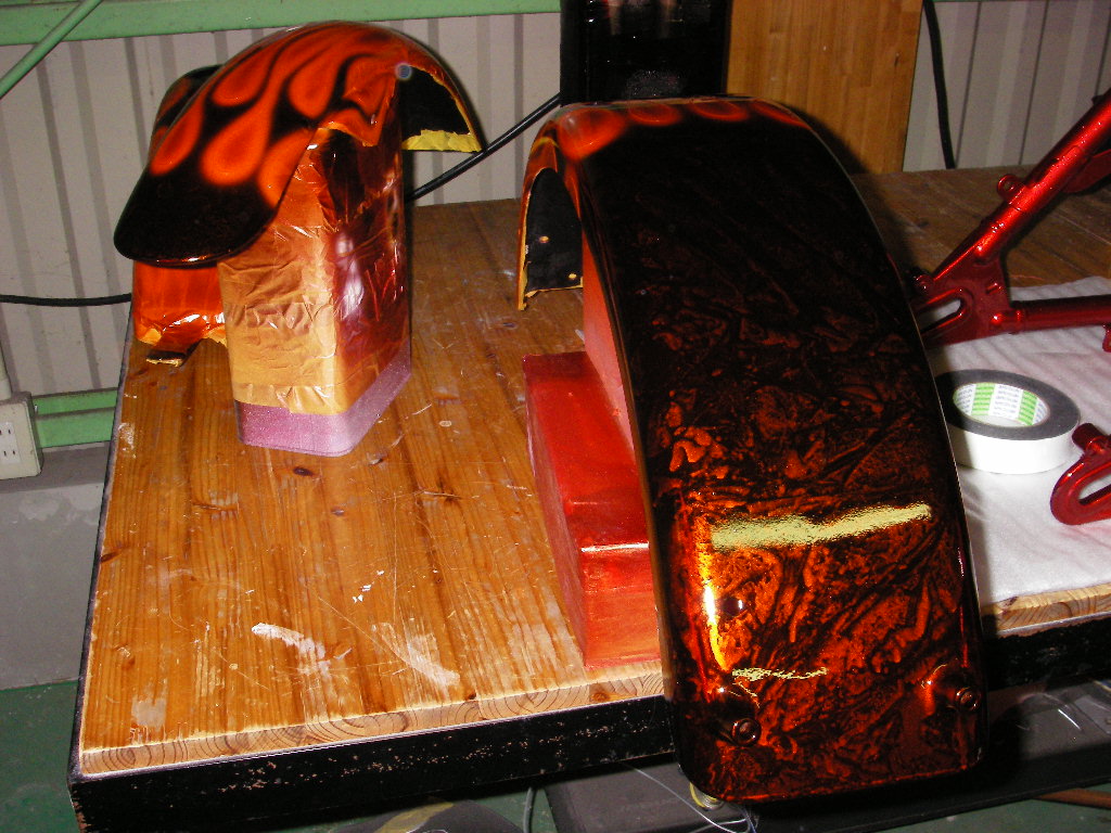 Harley-Davidson ファイヤーパターン！ : PAINTWORKMAGIC