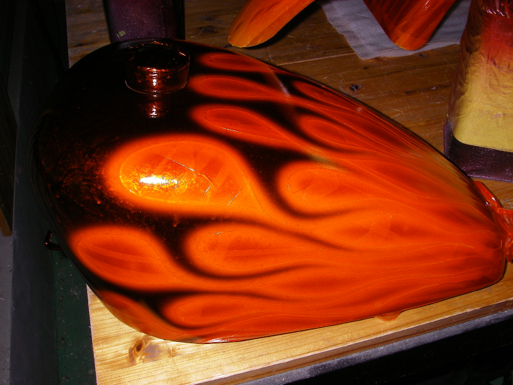 Harley-Davidson ファイヤーパターン! : PAINTWORKMAGIC Harley-Davidson ファイヤーパターン! : PAINTWORKMAGIC