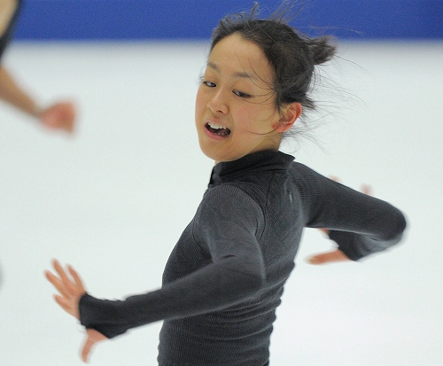 浅田真央選手、公開練習＆会見の様子など_b0038294_1153569.jpg