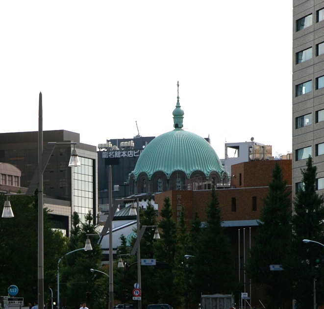 御茶の水　 ニコライ堂　井上眼科医院　漱石_e0127948_2236573.jpg