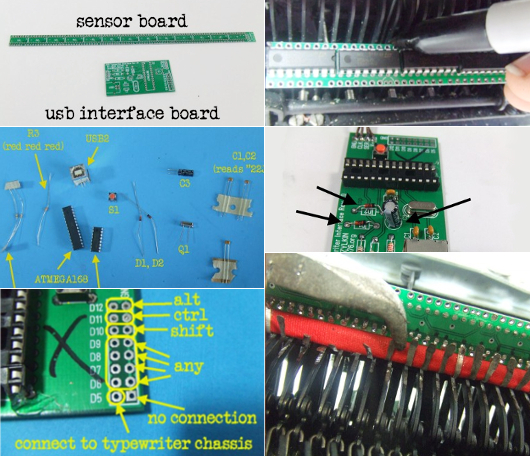 古いタイプライターをパソコン用キーボードに！　USBTypewriter_b0007805_7425590.jpg