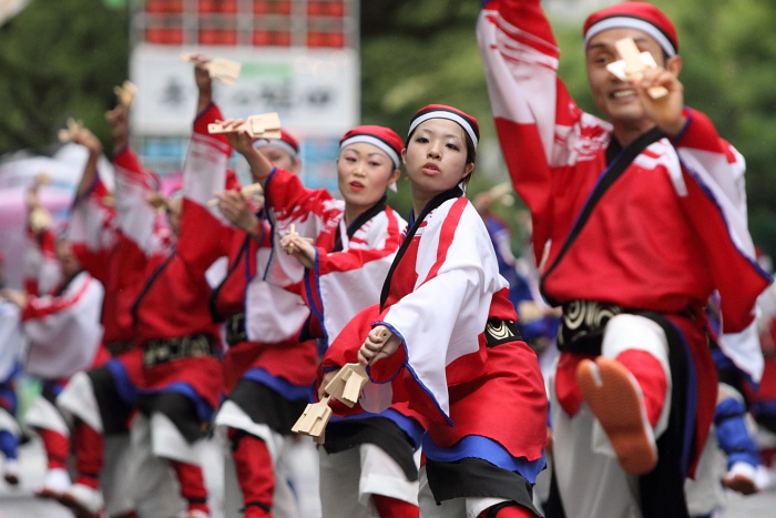第57回よさこい祭り 2日目 國士舞双 その2_a0077663_1832389.jpg