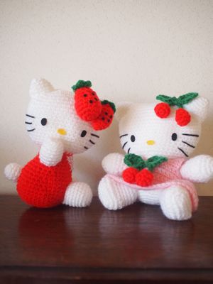 FO;ハローキティの編みぐるみ : KKSTYLE FO;ハローキティの編みぐるみ : KKSTYLE