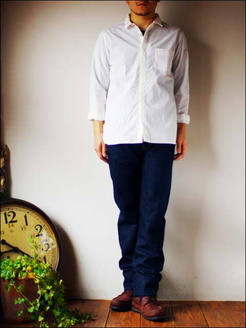RINEN [リネン] 10/1 オーガニックブロード比翼レギュラーカラーシャツ [MEN\'S] _f0051306_18302273.jpg